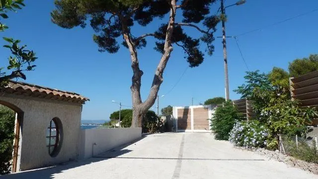 Villa Front De Mer Acces Plage Presqu'Ile De Giens-Sea And Mountain Pleasure Hyeres France
